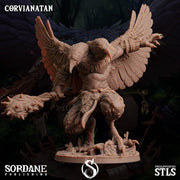 Corvianatan, Birdfolk Etin - Sordane Publishing | 28mm and 32mm | Wargaming | DnD | Tabletop Roleplaying