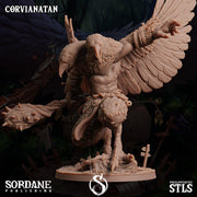 Corvianatan, Birdfolk Etin - Sordane Publishing | 28mm and 32mm | Wargaming | DnD | Tabletop Roleplaying