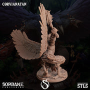 Corvianatan, Birdfolk Etin - Sordane Publishing | 28mm and 32mm | Wargaming | DnD | Tabletop Roleplaying