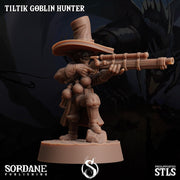 Tiltik Goblin Hunter, Goblin Bandit - Sordane Publishing | 28mm and 32mm | Wargaming | DnD | Tabletop Roleplaying