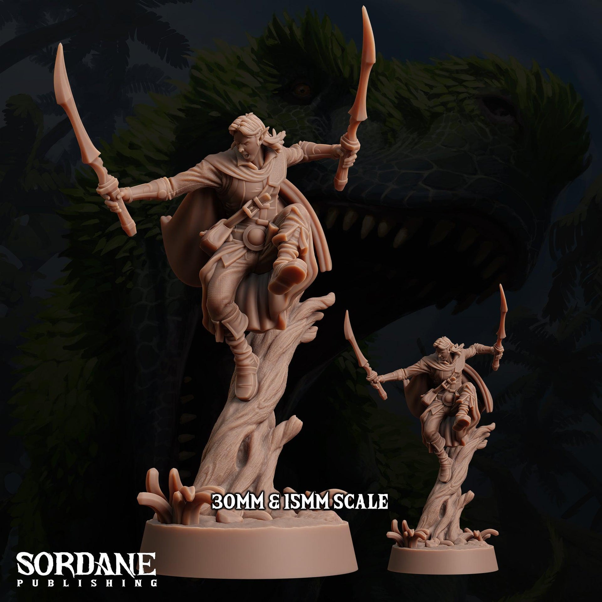 Umbriel Elf Ranger, Dark Elf Scout - Sordane Publishing | 28mm and 32mm | Wargaming | DnD | Tabletop Roleplaying