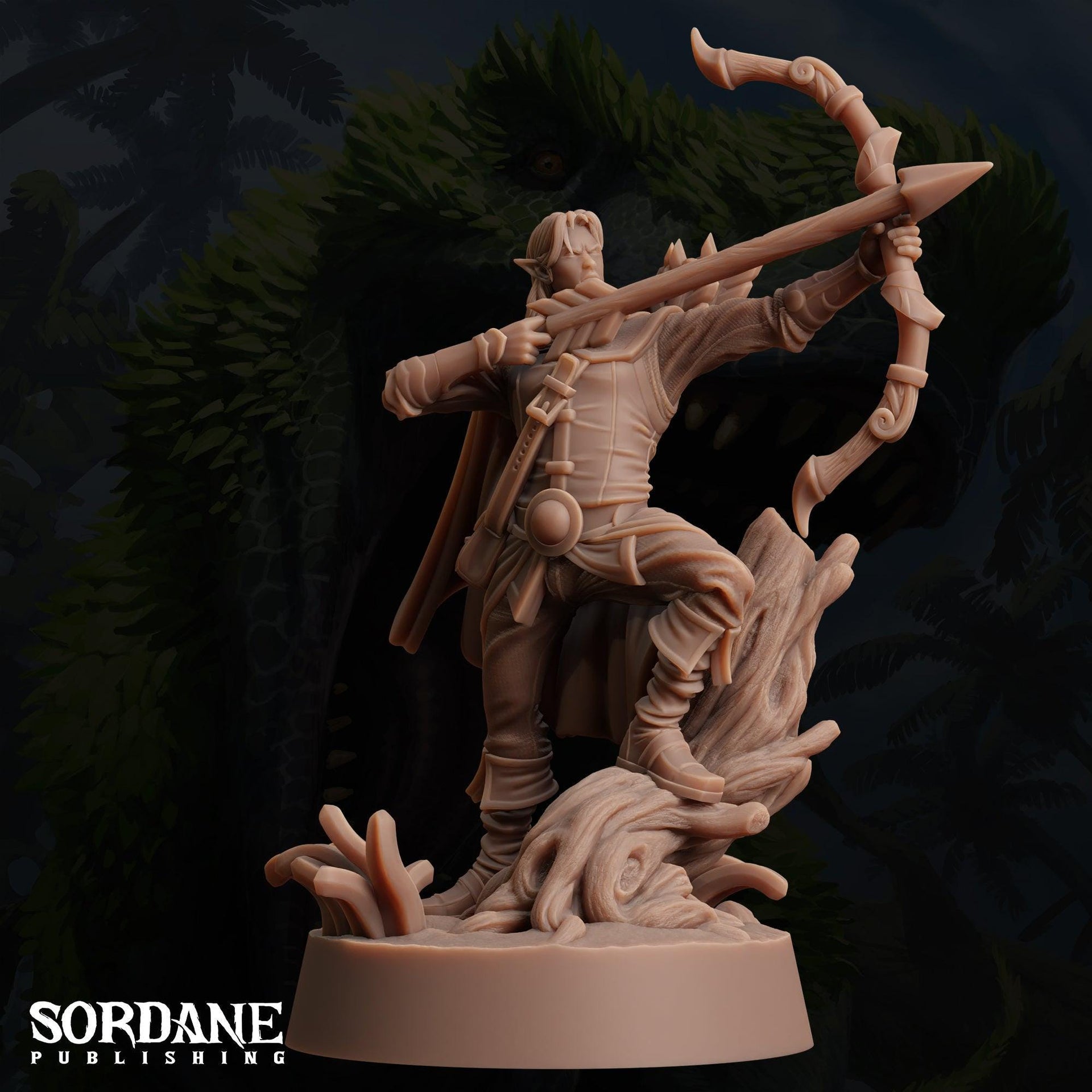 Umbriel Elf Ranger, Dark Elf Scout - Sordane Publishing | 28mm and 32mm | Wargaming | DnD | Tabletop Roleplaying