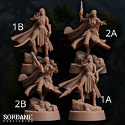 Umbriel Elf Cleric, Dark Elf Paladin - Sordane Publishing | 28mm and 32mm | Wargaming | DnD | Tabletop Roleplaying