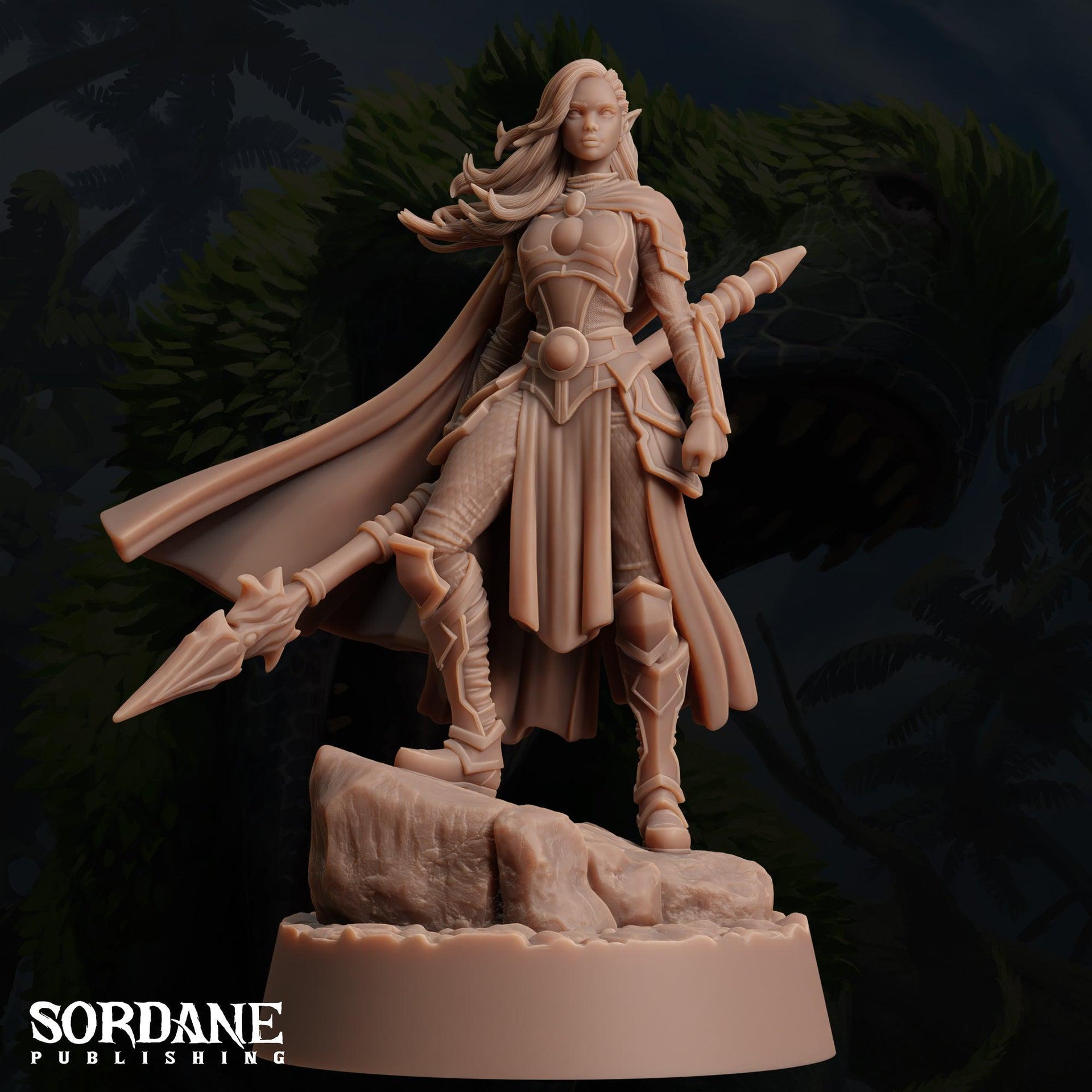 Umbriel Elf Cleric, Dark Elf Paladin - Sordane Publishing | 28mm and 32mm | Wargaming | DnD | Tabletop Roleplaying