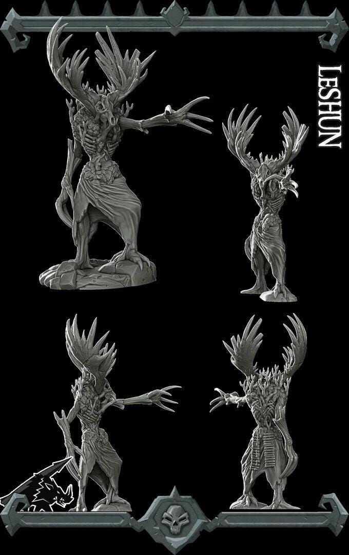 Leshun. Undead Deer God - Rocket Pig Games | 28mm and 32mm | Wargaming | DnD | Tabletop Roleplaying