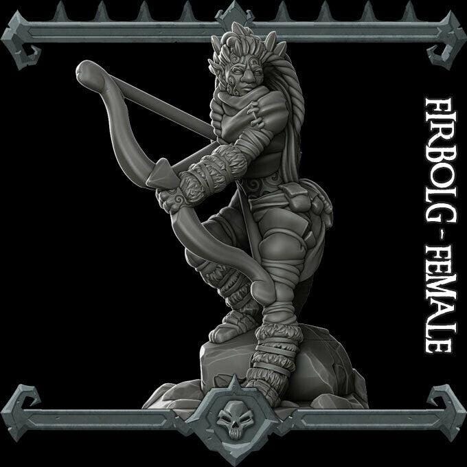 Firbolg Female - Rocket Pig Games | 28mm and 32mm | Wargaming | DnD | Tabletop Roleplaying
