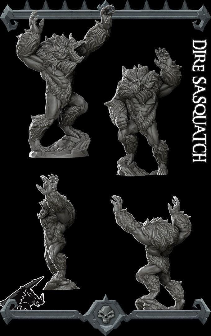 Dire Sasquatch - Rocket Pig Games | 28mm and 32mm | Wargaming | DnD | Tabletop Roleplaying