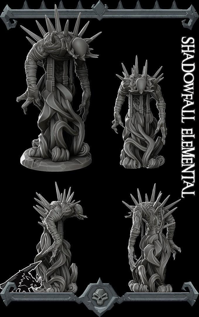 Shadowfall Elemental - Rocket Pig Games | 28mm and 32mm | Wargaming | DnD | Tabletop Roleplaying