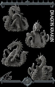 Dragon Kraken, Massive Sea Monster! - Rocket Pig Games | 28mm and 32mm | Wargaming | DnD | Tabletop Roleplaying