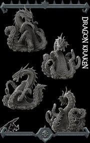 Dragon Kraken, Massive Sea Monster! - Rocket Pig Games | 28mm and 32mm | Wargaming | DnD | Tabletop Roleplaying