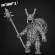 Snailfolk Spear Warrior - Goonmaster | 28mm and 32mm | Wargaming | DnD | Tabletop Roleplaying