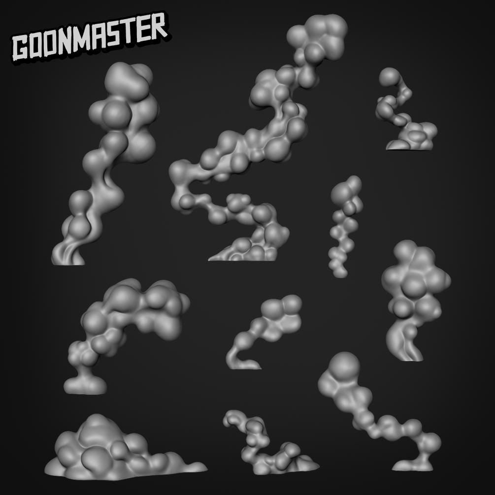 Smoke 2 - Goonmaster Basing Bits | 28mm and 32mm | Wargaming | DnD | Tabletop Roleplaying