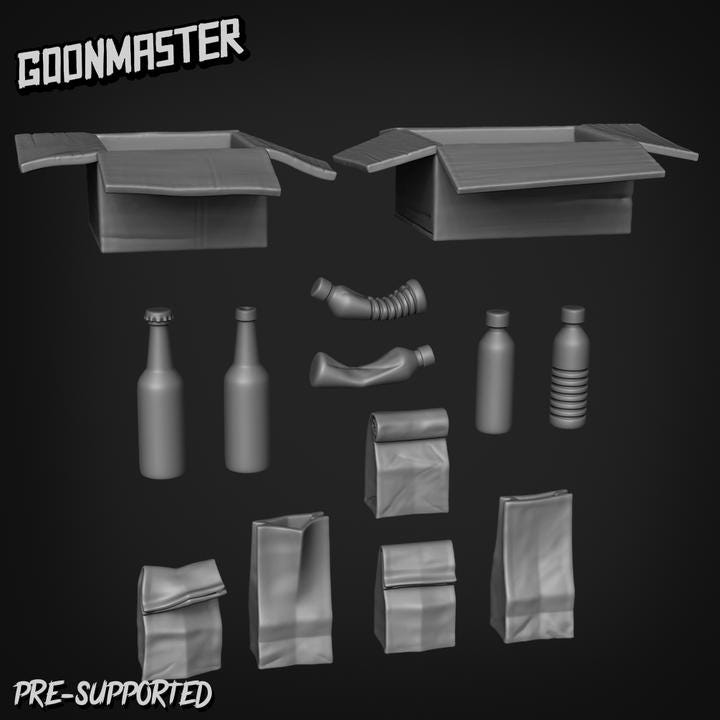 Containers - Goonmaster Basing Bits | 28mm and 32mm | Wargaming | DnD | Tabletop Roleplaying