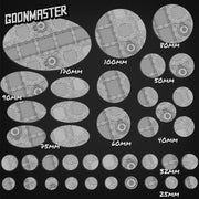 Scifi Walkway Bases - Goonmaster | 28mm and 32mm | Wargaming | DnD | Tabletop Roleplaying