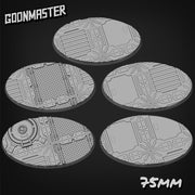 Scifi Walkway Bases - Goonmaster | 28mm and 32mm | Wargaming | DnD | Tabletop Roleplaying