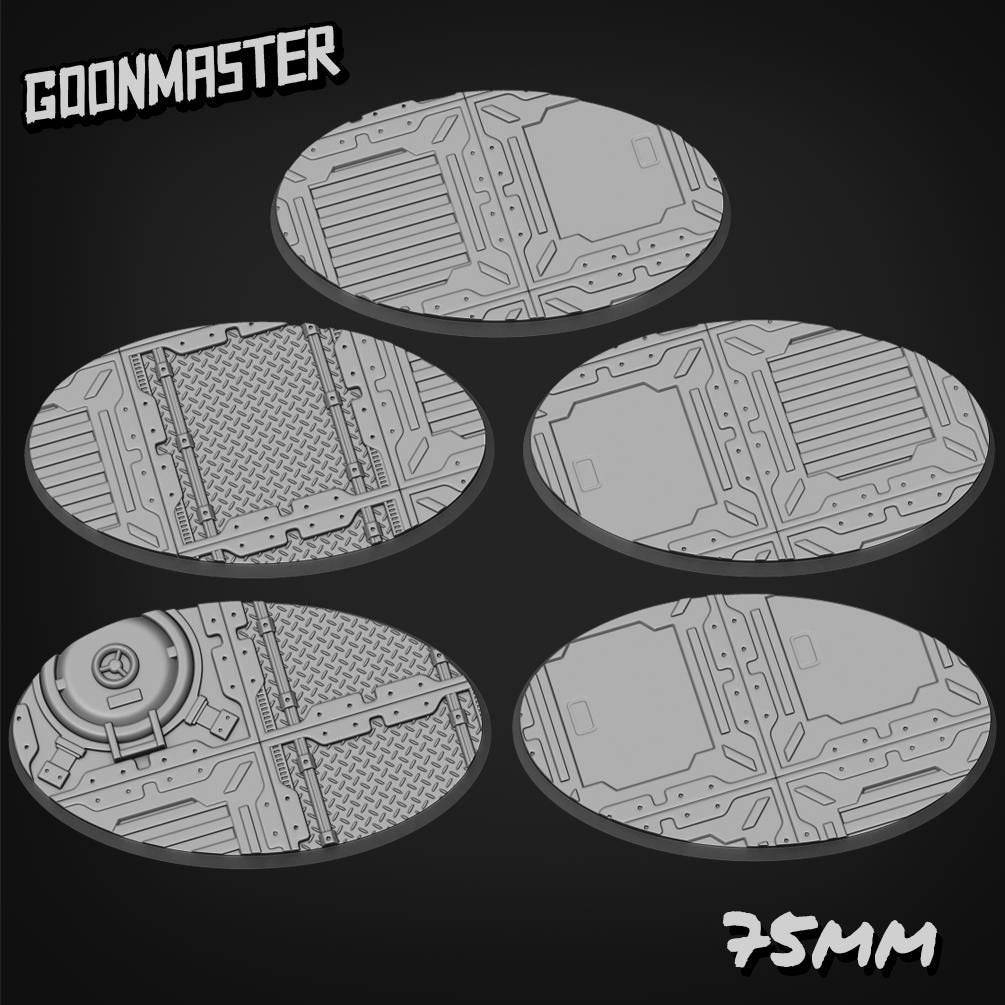 Scifi Walkway Bases - Goonmaster | 28mm and 32mm | Wargaming | DnD | Tabletop Roleplaying