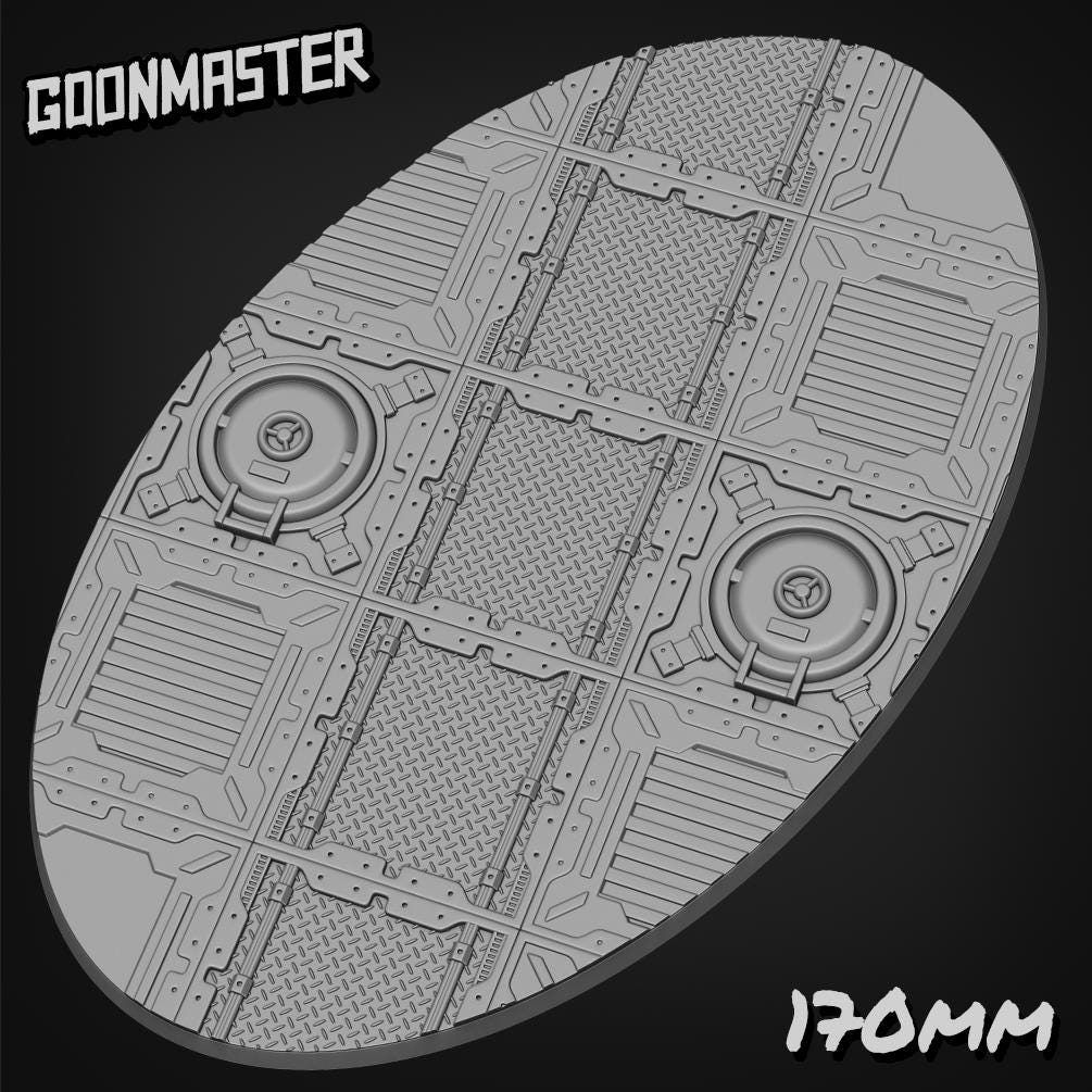 Scifi Walkway Bases - Goonmaster | 28mm and 32mm | Wargaming | DnD | Tabletop Roleplaying