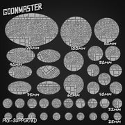 Cobblestone Road Bases - Goonmaster | 28mm and 32mm | Wargaming | DnD | Tabletop Roleplaying