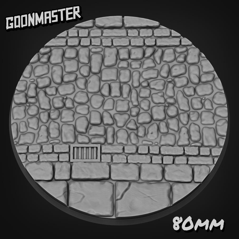 Cobblestone Road Bases - Goonmaster | 28mm and 32mm | Wargaming | DnD | Tabletop Roleplaying