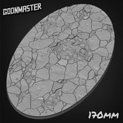 Damaged Reinforced Concrete Bases - Goonmaster | 28mm and 32mm | Wargaming | DnD | Tabletop Roleplaying