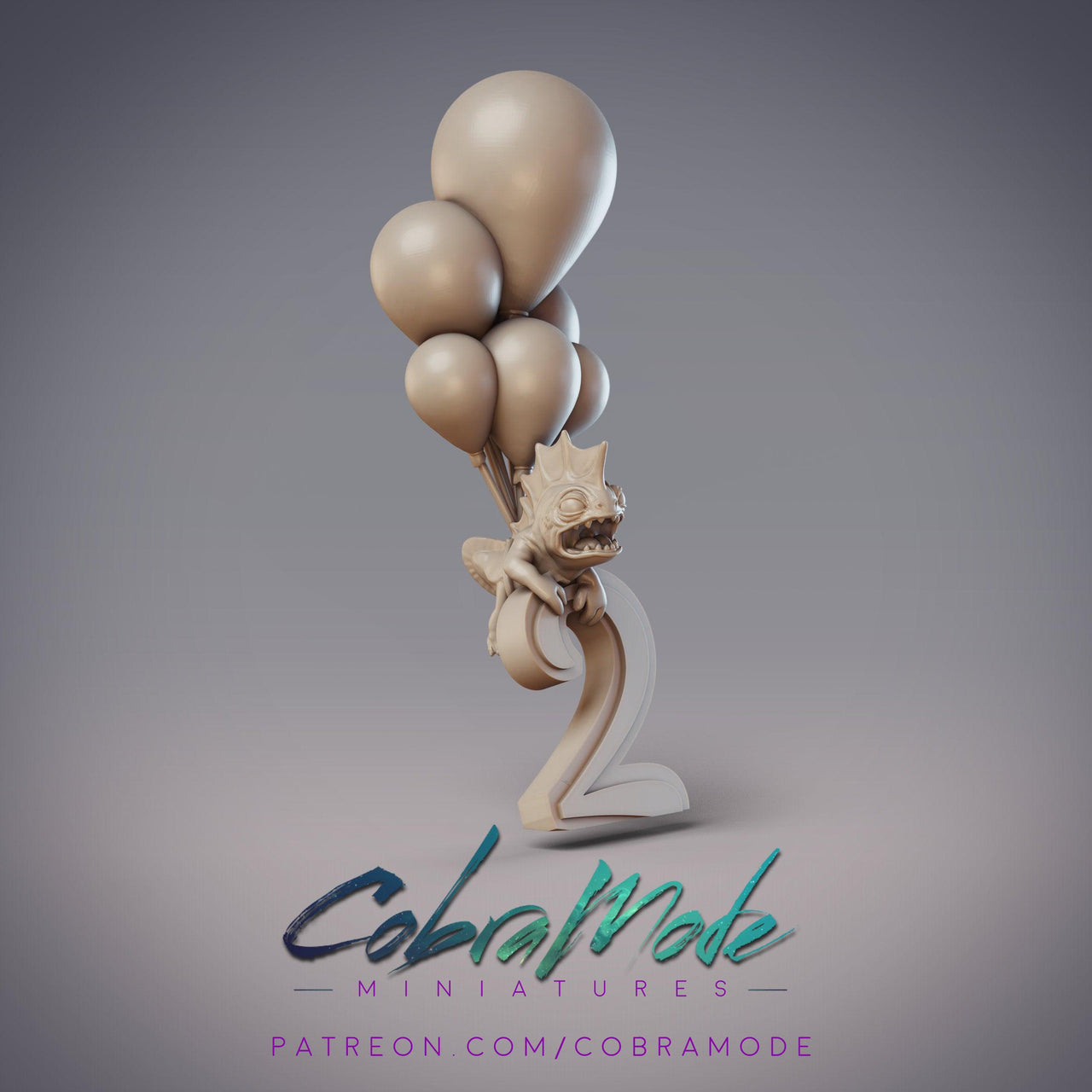 Balloon Pyraja, 2nd Birthday Party Fishfolk - CobraMode | 28mm and 32mm | Wargaming | DnD | Tabletop Roleplaying