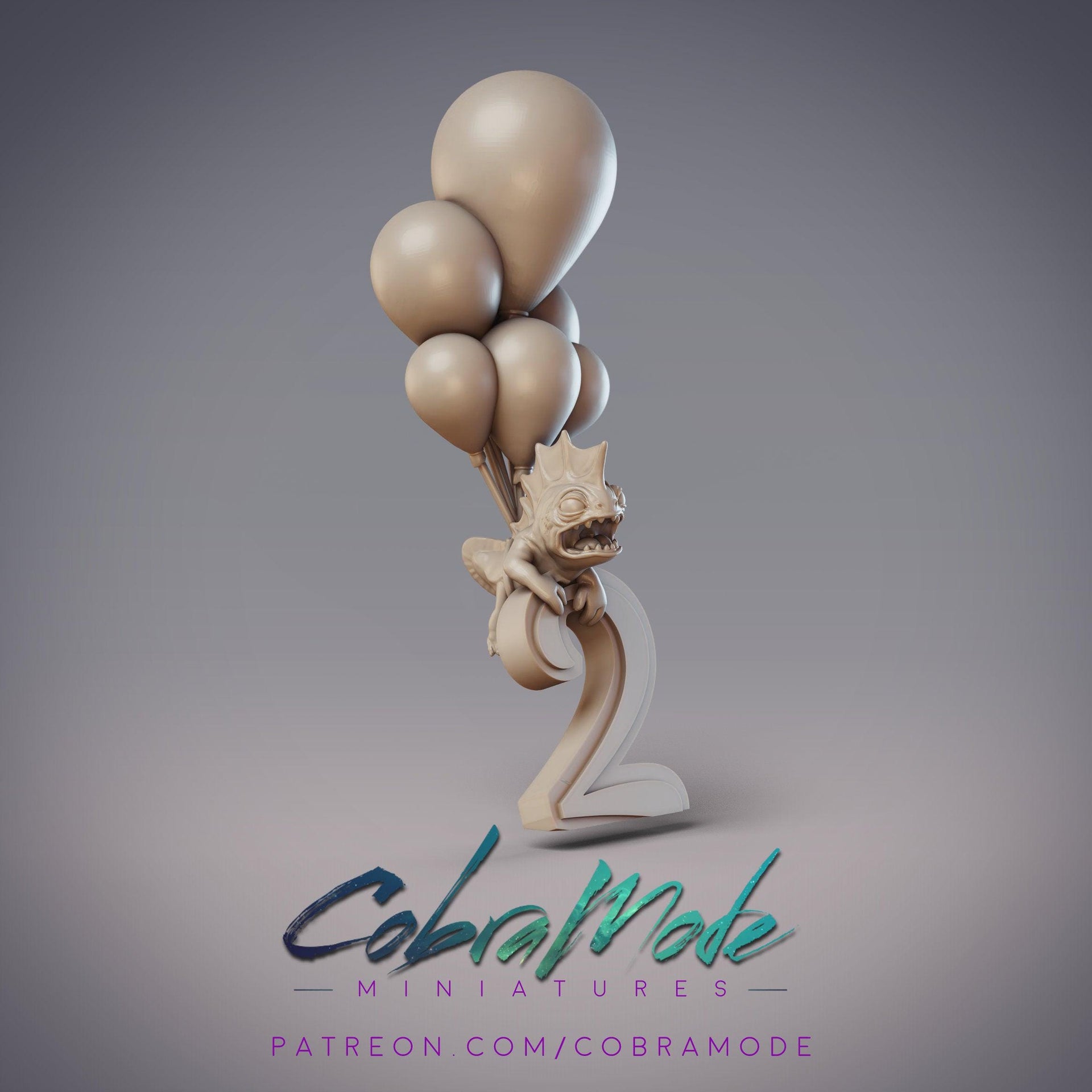 Balloon Pyraja, 2nd Birthday Party Fishfolk - CobraMode | 28mm and 32mm | Wargaming | DnD | Tabletop Roleplaying