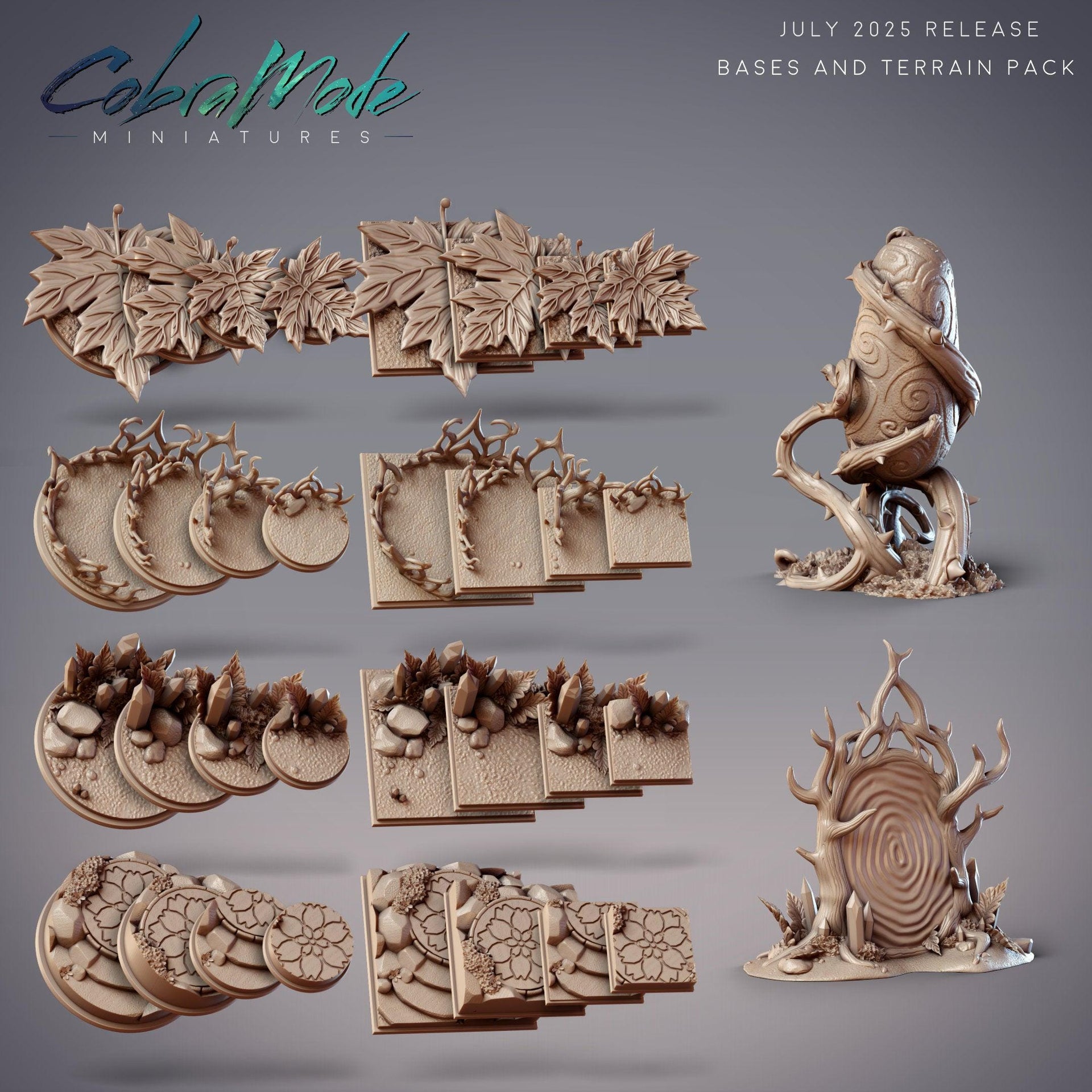 Blathrion Transformed Brute, Fungus Infected Warrior - CobraMode | 28mm and 32mm | Wargaming | DnD | Tabletop Roleplaying