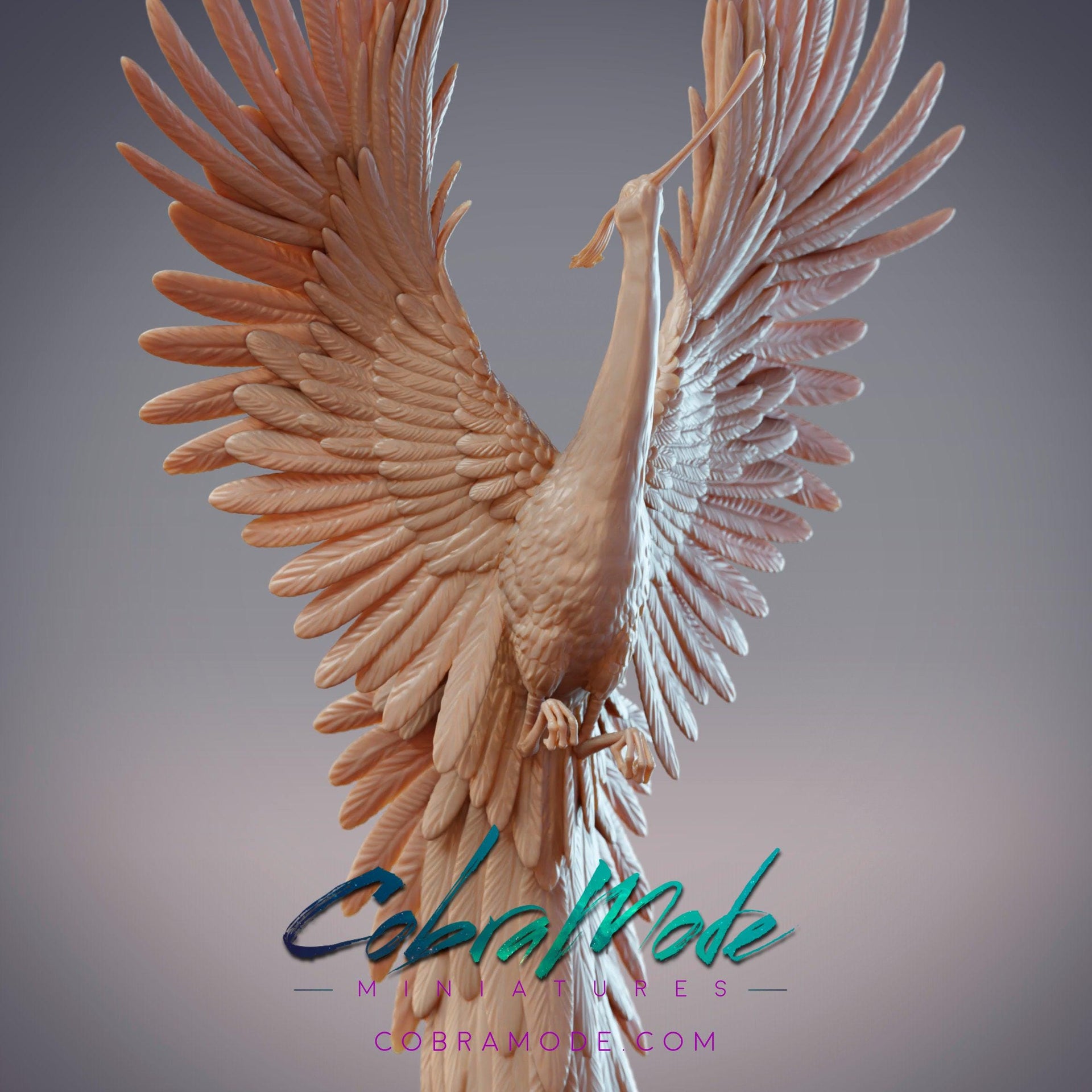 Sacred Beast Peng, Giant Bird Diety - CobraMode | 28mm and 32mm | Wargaming | DnD | Tabletop Roleplaying