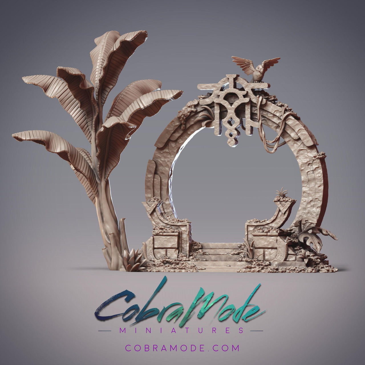 Realm Gate, Forest Portal - CobraMode | 28mm and 32mm | Wargaming | DnD | Tabletop Roleplaying