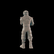 Noodle Eater. Cyberpunk Civilian - Ec3d | 28mm and 32mm | Wargaming | DnD | Tabletop Roleplaying