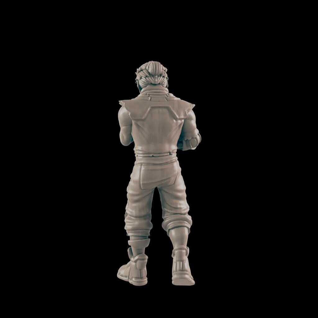 Noodle Eater. Cyberpunk Civilian - Ec3d | 28mm and 32mm | Wargaming | DnD | Tabletop Roleplaying