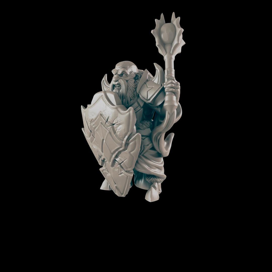 Dark Dwarf - Ec3d | 28mm and 32mm | Wargaming | DnD | Tabletop Roleplaying