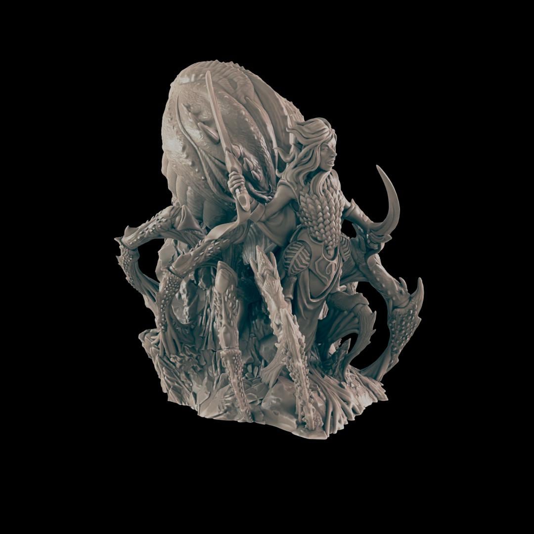 Drider - Ec3d | 28mm and 32mm | Wargaming | DnD | Tabletop Roleplaying