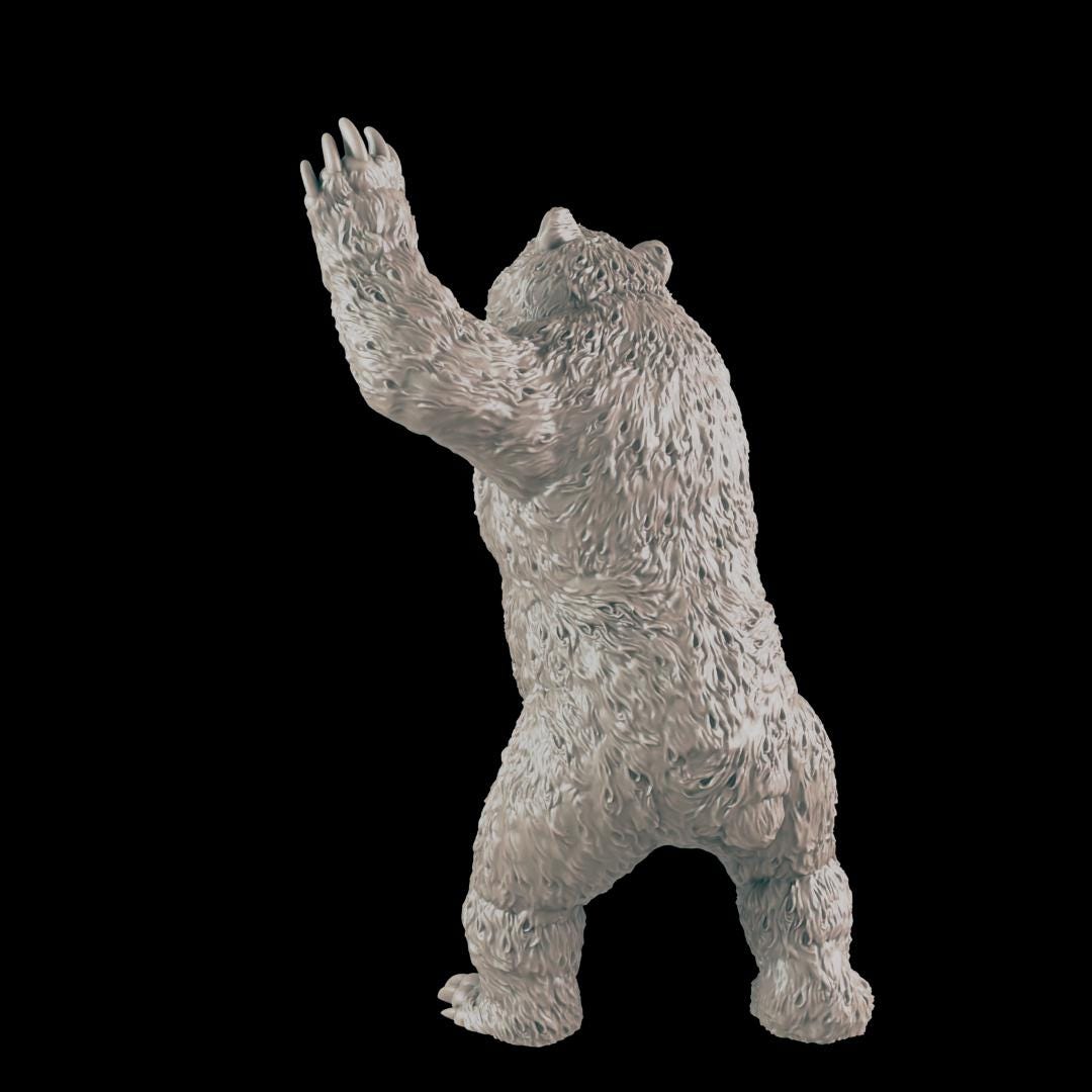 bear - Ec3d | 28mm and 32mm | Wargaming | DnD | Tabletop Roleplaying