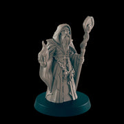 Old Sorcerer - Ec3d | 28mm and 32mm | Wargaming | DnD | Tabletop Roleplaying