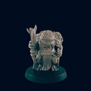 Blue and Green Slaad- Ec3d | 28mm and 32mm | Wargaming | DnD | Tabletop Roleplaying