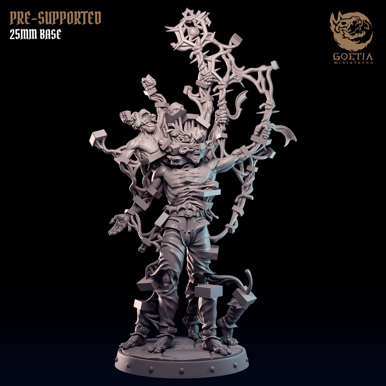 Voice Of Madness. Ascended Cultist - Goetia Miniatures | 28mm and 32mm | Wargaming | DnD | Tabletop Roleplaying