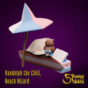 Randolph the Chill, Beach Wizard - Strange Stables | 28mm and 32mm | Wargaming | DnD | Tabletop Roleplaying