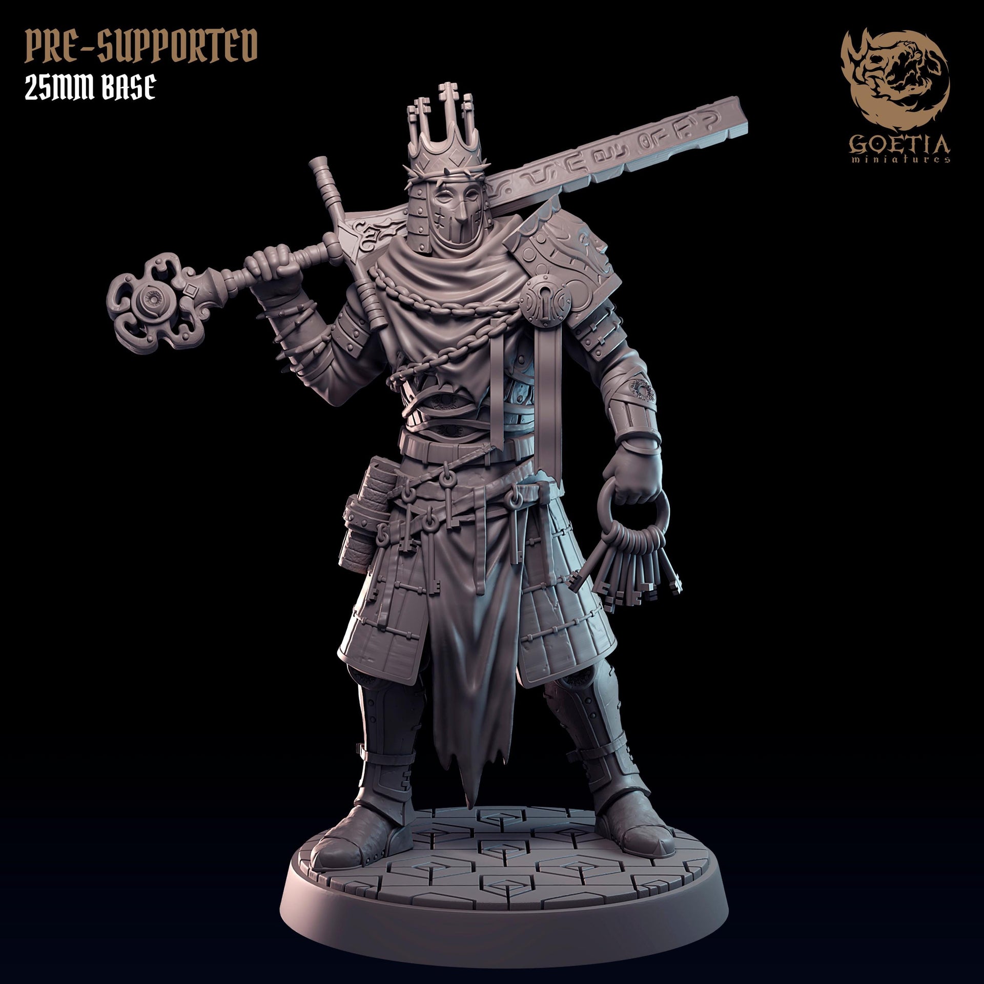 Wielder Of The Blade 2. Crusader Knight - Goetia Miniatures | 28mm and 32mm | Wargaming | DnD | Tabletop Roleplaying