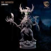 Matuzian Shaman, Dark Fantasy Druid- Goetia Miniatures | 28mm and 32mm | Wargaming | DnD | Tabletop Roleplaying