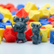 Stab Crab kobold and peanut Cat - Found Family Adventurecrafts | 28mm and 32mm | Wargaming | DnD | Tabletop Roleplaying