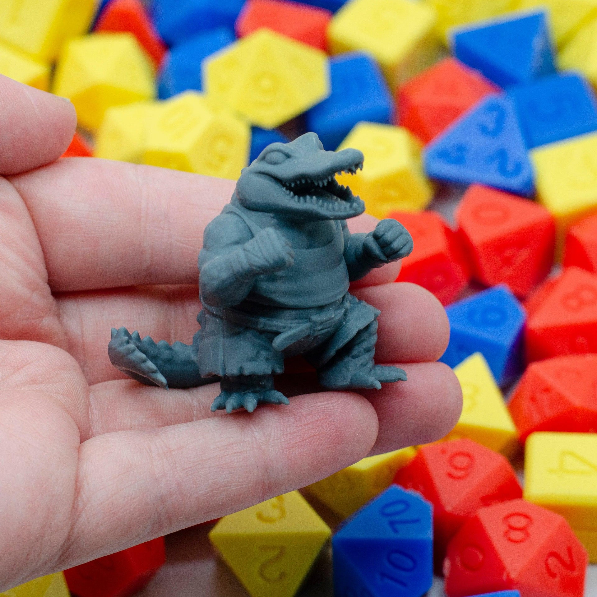 Gator Fighter, Gatorfolk Brawler - Found Family Adventurecrafts | 28mm and 32mm | Wargaming | DnD | Tabletop Roleplaying