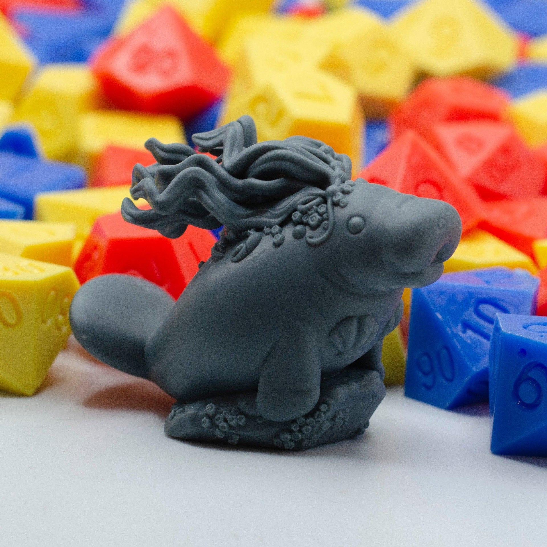 Mermanatee, Mermaid Manatee - Found Family Adventurecrafts | 28mm and 32mm | Wargaming | DnD | Tabletop Roleplaying