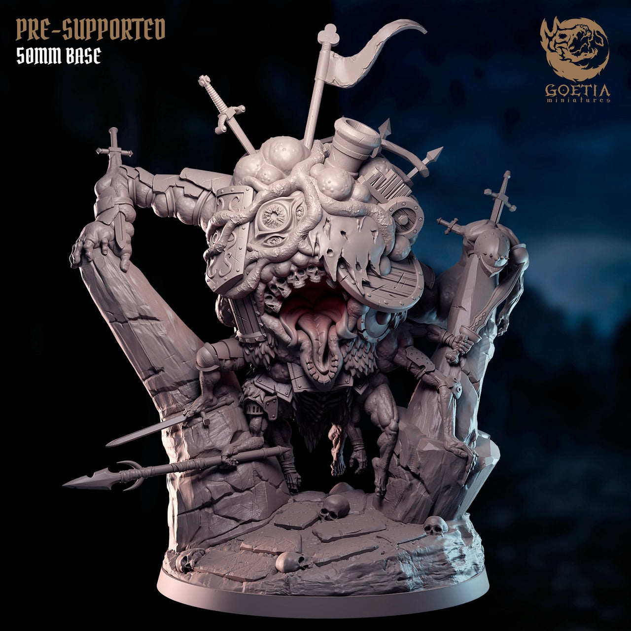 Revulsion. Corpse Amalgam - Goetia Miniatures | 28mm and 32mm | Wargaming | DnD | Tabletop Roleplaying