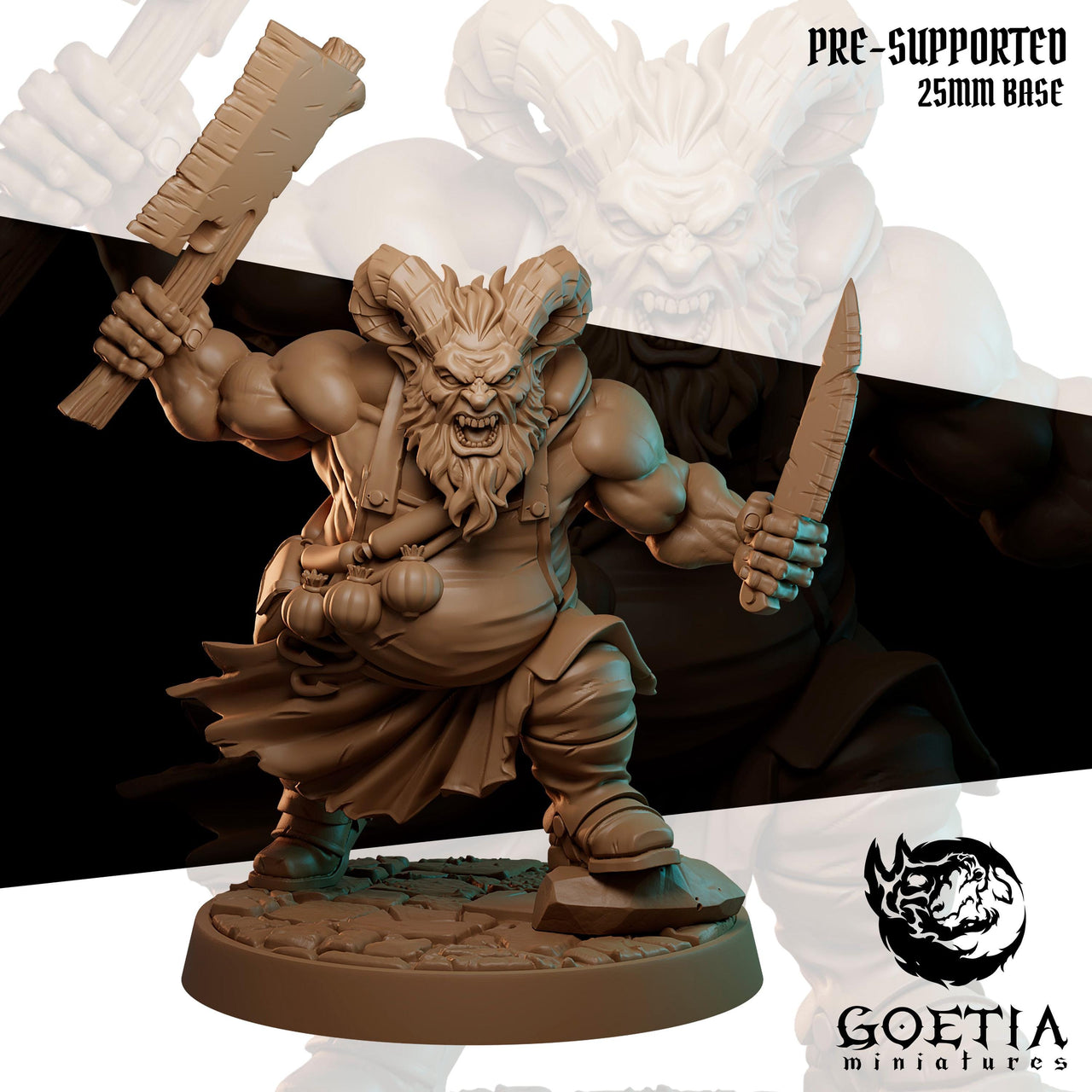 Tramor, Hellish Cook -Goetia Miniatures | 28mm and 32mm | Wargaming | DnD | Tabletop Roleplaying