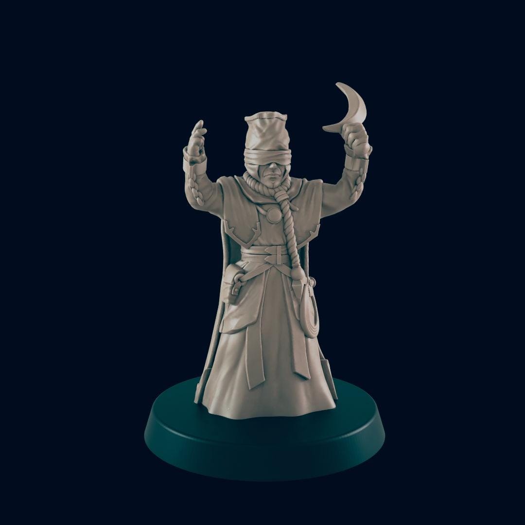 Cultists - Ec3d | 28mm and 32mm | Wargaming | DnD | Tabletop Roleplaying