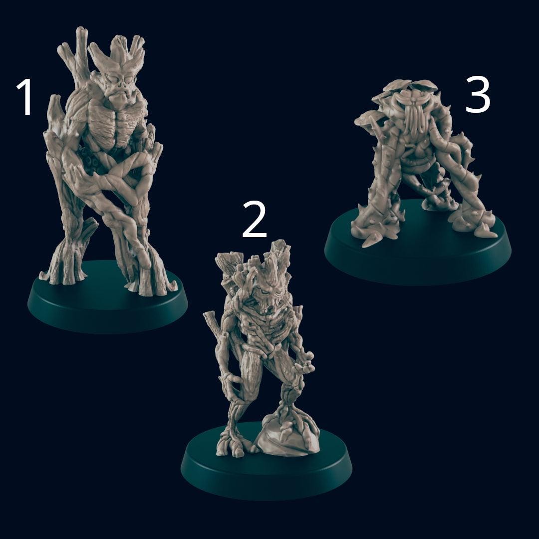 Blights! Tree Blight, Twig Blight, and Vine Blight - Ec3d | 28mm and 32mm | Wargaming | DnD | Tabletop Roleplaying