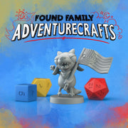 Pride Kobold - Found Family Adventurecrafts | 28mm and 32mm | Wargaming | DnD | Tabletop Roleplaying