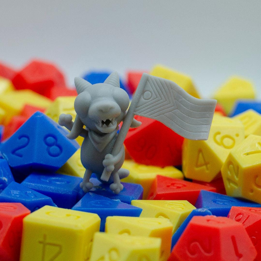 Pride Kobold - Found Family Adventurecrafts | 28mm and 32mm | Wargaming | DnD | Tabletop Roleplaying