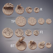 Temple Festival Bases - CobraMode | 28mm and 32mm | Wargaming | DnD | Tabletop Roleplaying